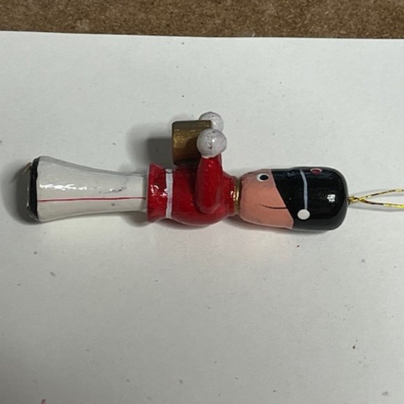 VTG Wooden Drummer Christmas Ornament Avon Gift Collection 3.25" - Picture 5 of 15